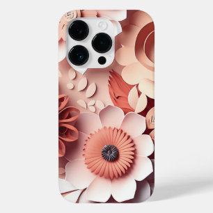 3D-Pfirsichfarben Case-Mate iPhone 14 Pro Hülle
