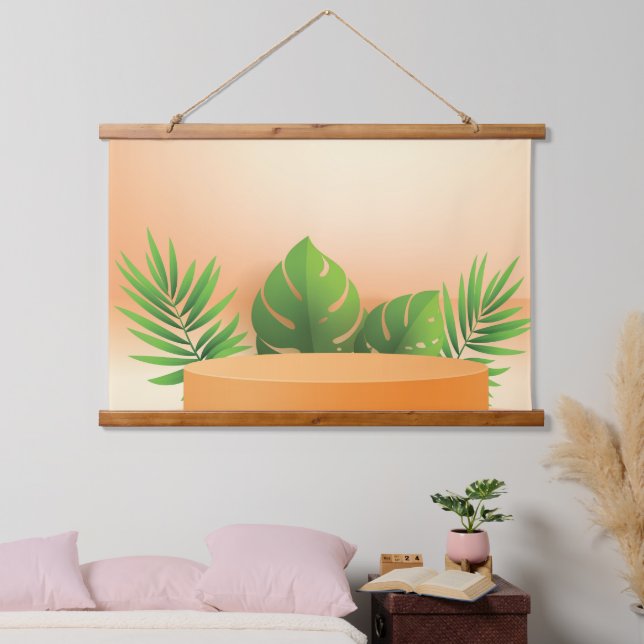 3d-Podium Wandteppich Mit Holzrahmen (Schlafzimmer)
