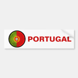 3D Portugal Flagge Autoaufkleber