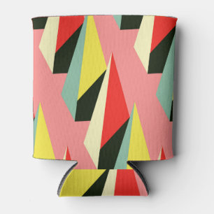 3D Pyramiden: Retro Geometric Vintag. Dosenkühler