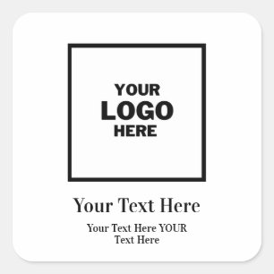 3D QUADRATISCHER AUFKLEBER