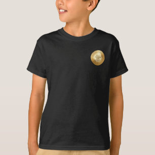 3D realistische Goldmedaille, anpassbare Auszeichn T-Shirt