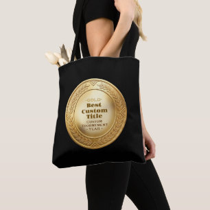 3D realistische Goldmedaille, anpassbare Auszeichn Tasche