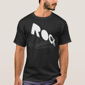 3D Rock Design T-Shirt