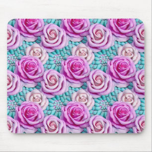 3D Rosa Rosen Mousepad