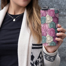 3D Rosa und Blau Thermosbecher