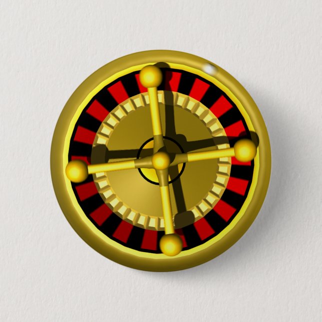 3D-Rouletterrad Button (Vorderseite)