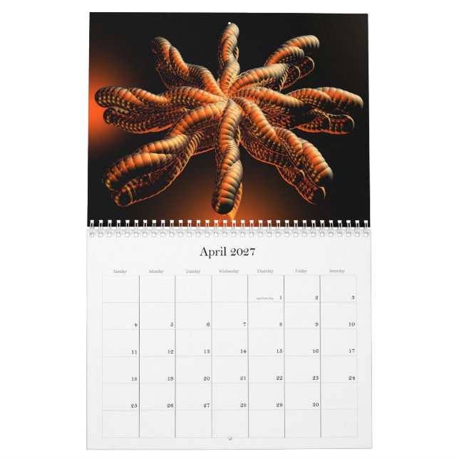3D-Sammlungskalender 2024 Kalender (Apr 2027)
