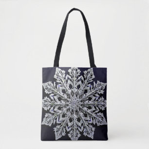 3D-Schneeflocke Tasche