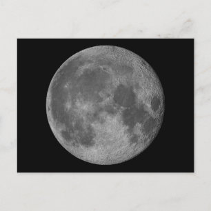 3D schöner Mond Postkarte