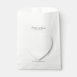 3D Shadow Herzstück minimalistisch Einkaufstasche Geschenktütchen