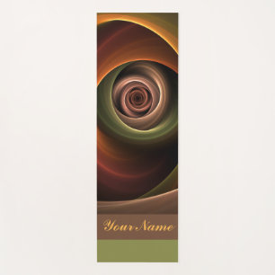 3D Spiral Abstrakt Warme Farben Modernes Fraktal N Yogamatte
