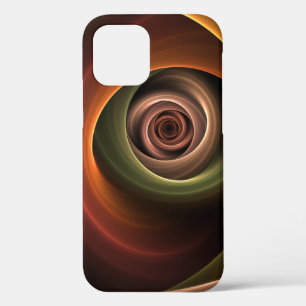 3D Spirale Abstrakt Warme Farben Modernes Fraktal  Case-Mate iPhone Hülle