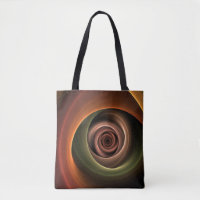 3D Spirale Abstrakt Warme Farben Modernes Fraktal