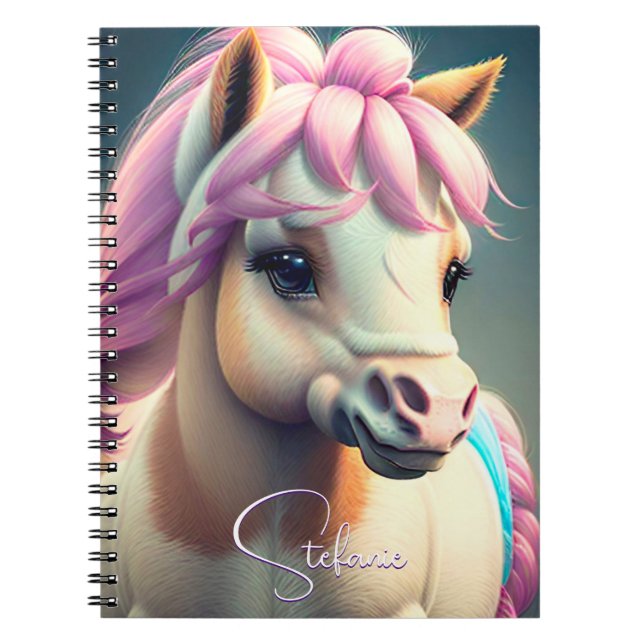 3D Spirit Pony 1 Notizblock (Vorderseite)