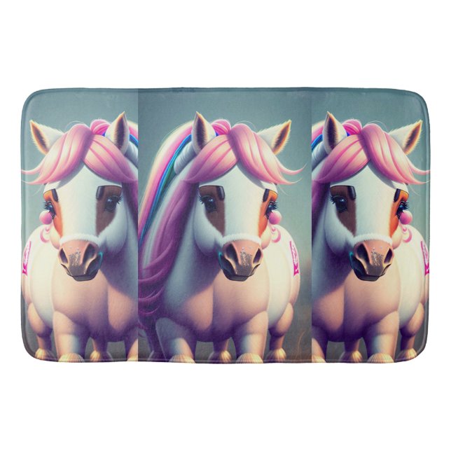 3D Spirit Pony 2 Badematte (Vorderseite)