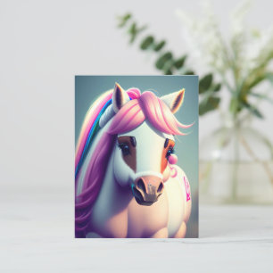 3D Spirit Pony 2 Postkarte