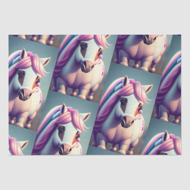 3D Spirit Pony 2 Seidenpapier (Vorderseite)