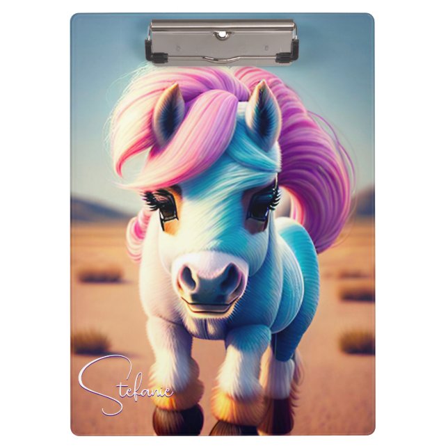 3D Spirit Pony 4 Klemmbrett (Vorderseite)