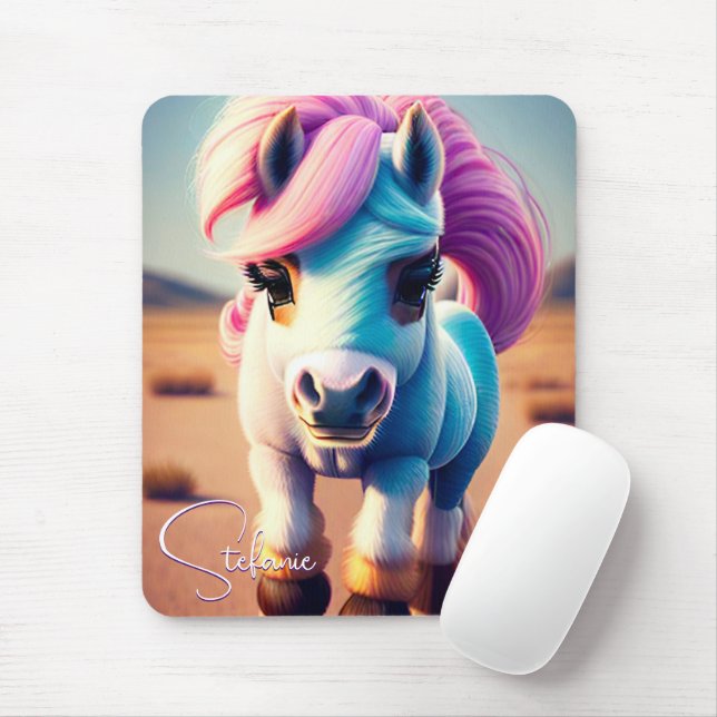 3D Spirit Pony 4 Mousepad (Mit Mouse)
