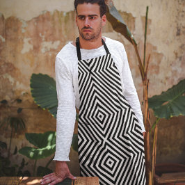 3d Square Illusion Muster Schürze