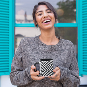 3d Square Illusion Muster Tasse