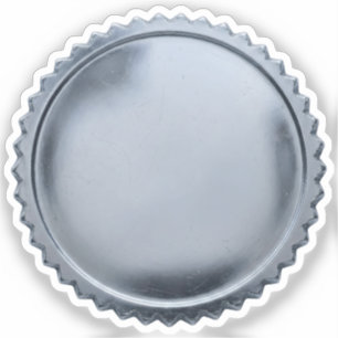 3D Stahlblaue Siegel Folie Sternenexplosion Auszei Aufkleber