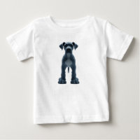 3D stilisierter blauer Dogge-Charakter