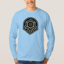 3D symmetrisches Advanced-Art-Langarm-T-Shirt