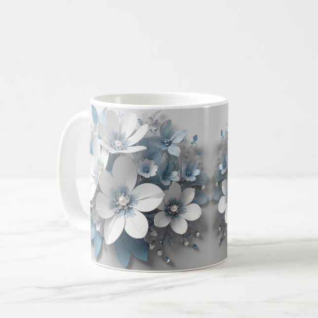 3d-Tasse-Wrapper, 3D-Wrapper-Tasse Kaffeetasse (Vorderseite Links)