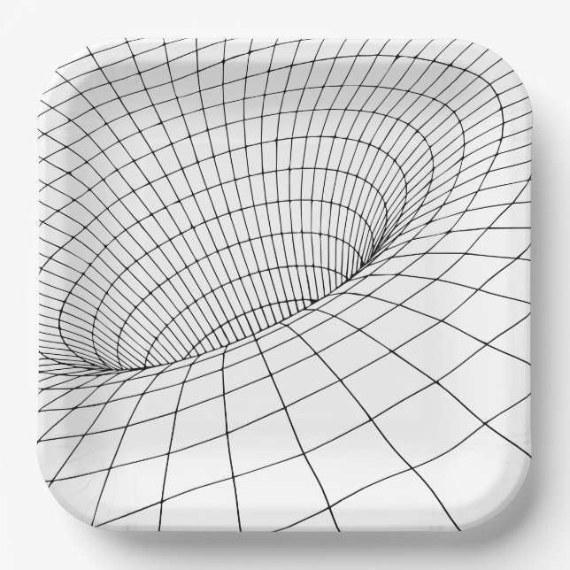 3D-Teller Pappteller (Vorderseite)