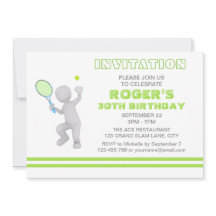 3D Tennis Player Tennis Racket Ball Personalisiert