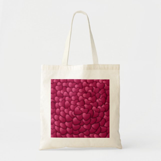 3D-Textur rotes Muster-32322 Tragetasche (Vorne)