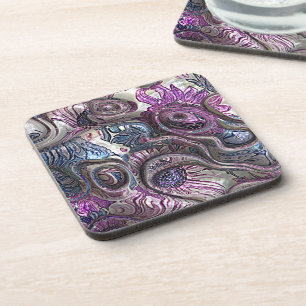 3d Twist 01 Getränkeuntersetzer