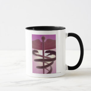 3d übertrug medizinischen Caduceus Tasse