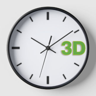 3D-Uhr 2. Klasse Uhr
