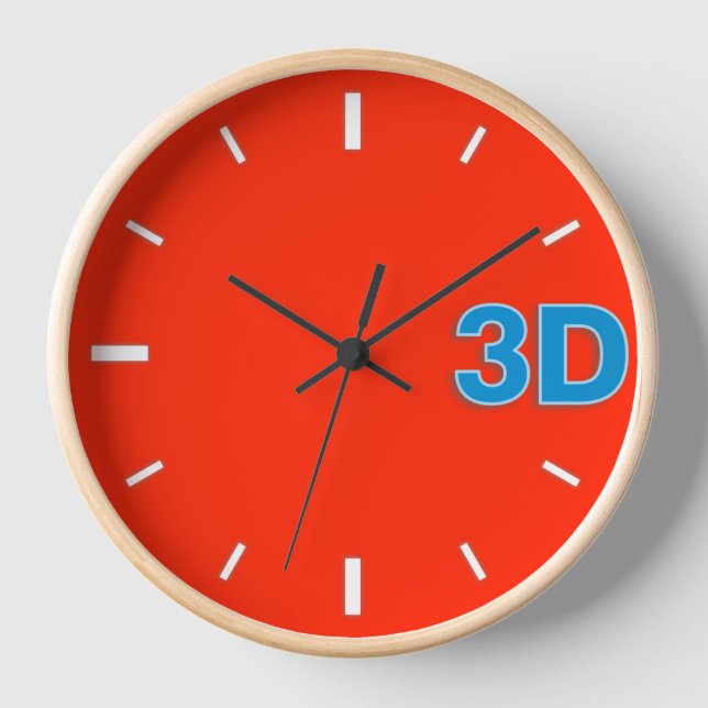 3D-Uhr 2. Uhr (Vorderseite)