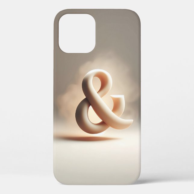 3D-Underscore-Symbol - Beige- und Neutral-Handyhül Case-Mate iPhone Hülle (Rückseite)