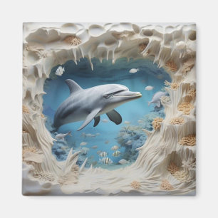 3D-Unterwasser-Dolphin Magnet