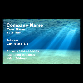 3D-Unterwasserwelt Visitenkarte