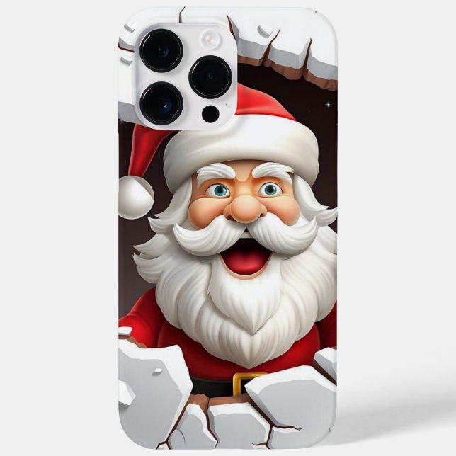 3D Weihnachten Case-Mate iPhone 14 Pro Max Hülle (Rückseite)