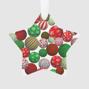 3D Weihnachtsbälle Ornament