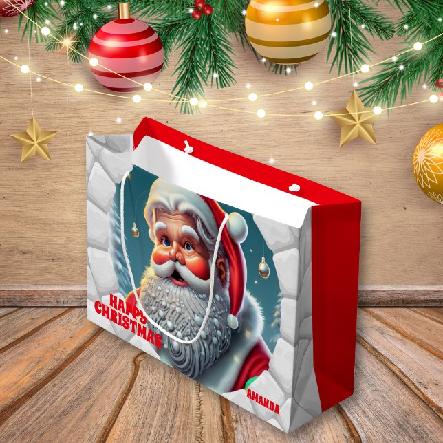 3D Weihnachtsfeiertag Große Geschenktüte (Von Creator hochgeladen)