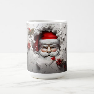 3D Weihnachtsmann Smash Kaffeetasse