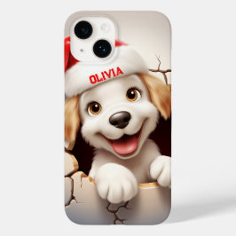 3D Welpen Weihnachten Case-Mate iPhone 14 Hülle