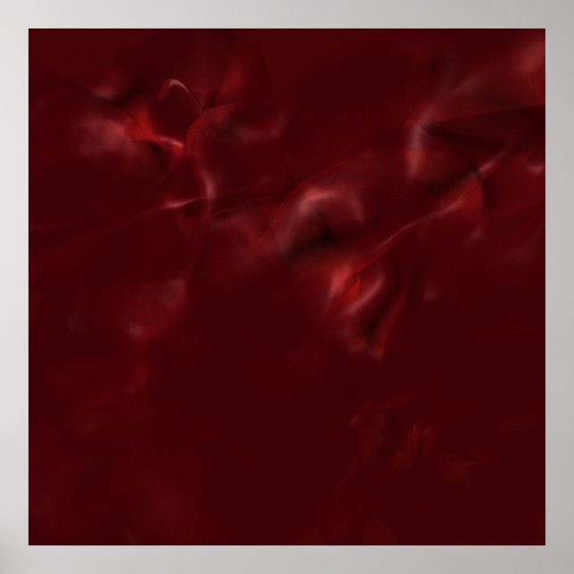 3D-Wiedergabe - Wolken Poster (Vorne)