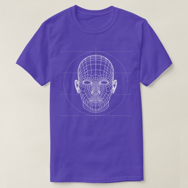 3D-WLAN-Kopfdesign T-Shirt (Design vorne)
