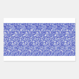 3D-zeichn Rechteckiger Aufkleber