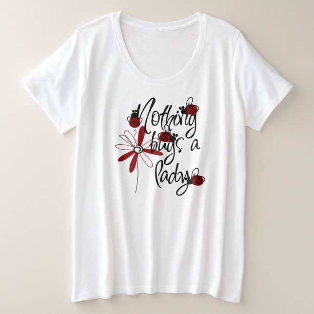 #3Doppelseitig Wähle deine Größe!  Große Größe T-Shirt (Design vorne)