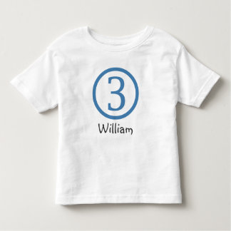 3e anniversaire personnalisable T-shirt garçon